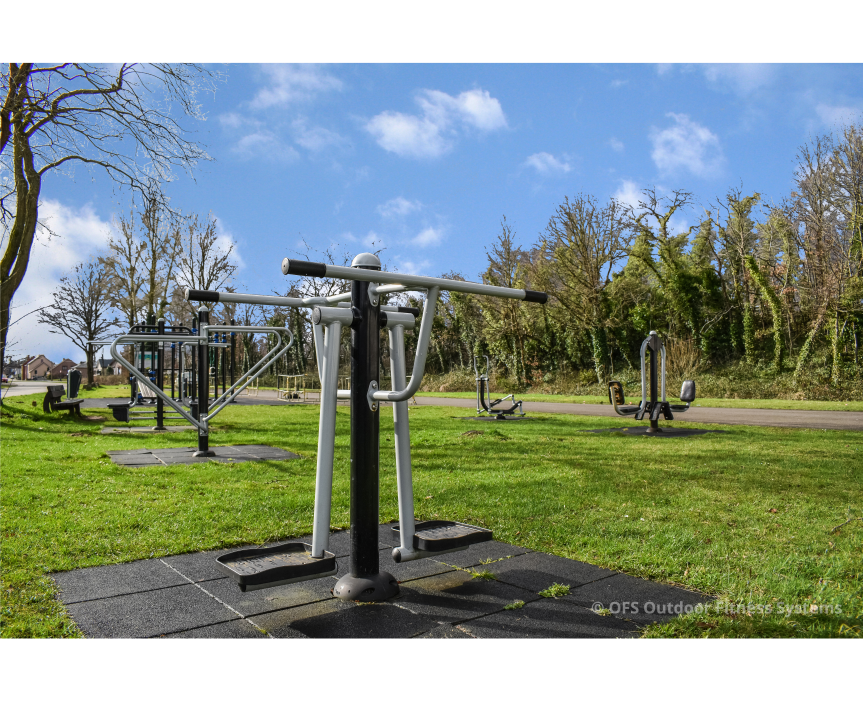 outdoor fitnesspark in gemeente of stad