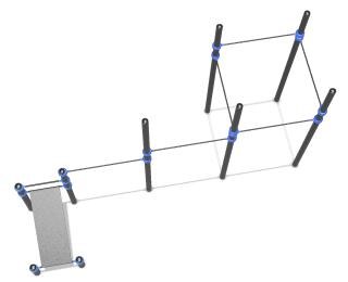 Cascade 6 pull-up bars + bench for abs extra image 2