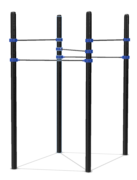 Double Triangular Pull-up Bars main image